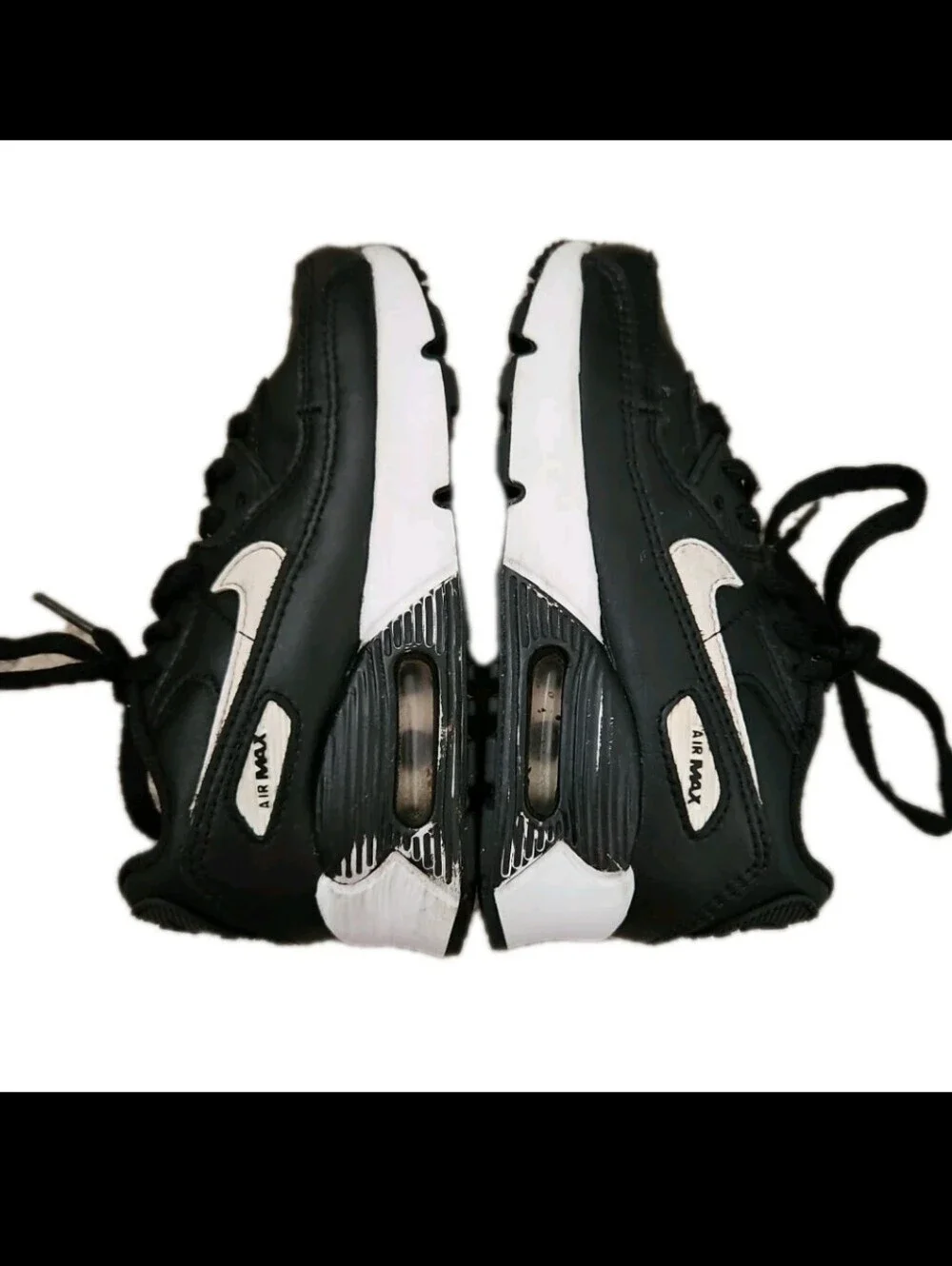 Nike Air Max Toddler 90 TD 'Black White Streetwear Sneaker 11C